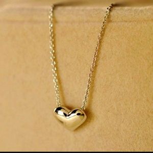 New 14K Gold plated necklace  with a heart 😍